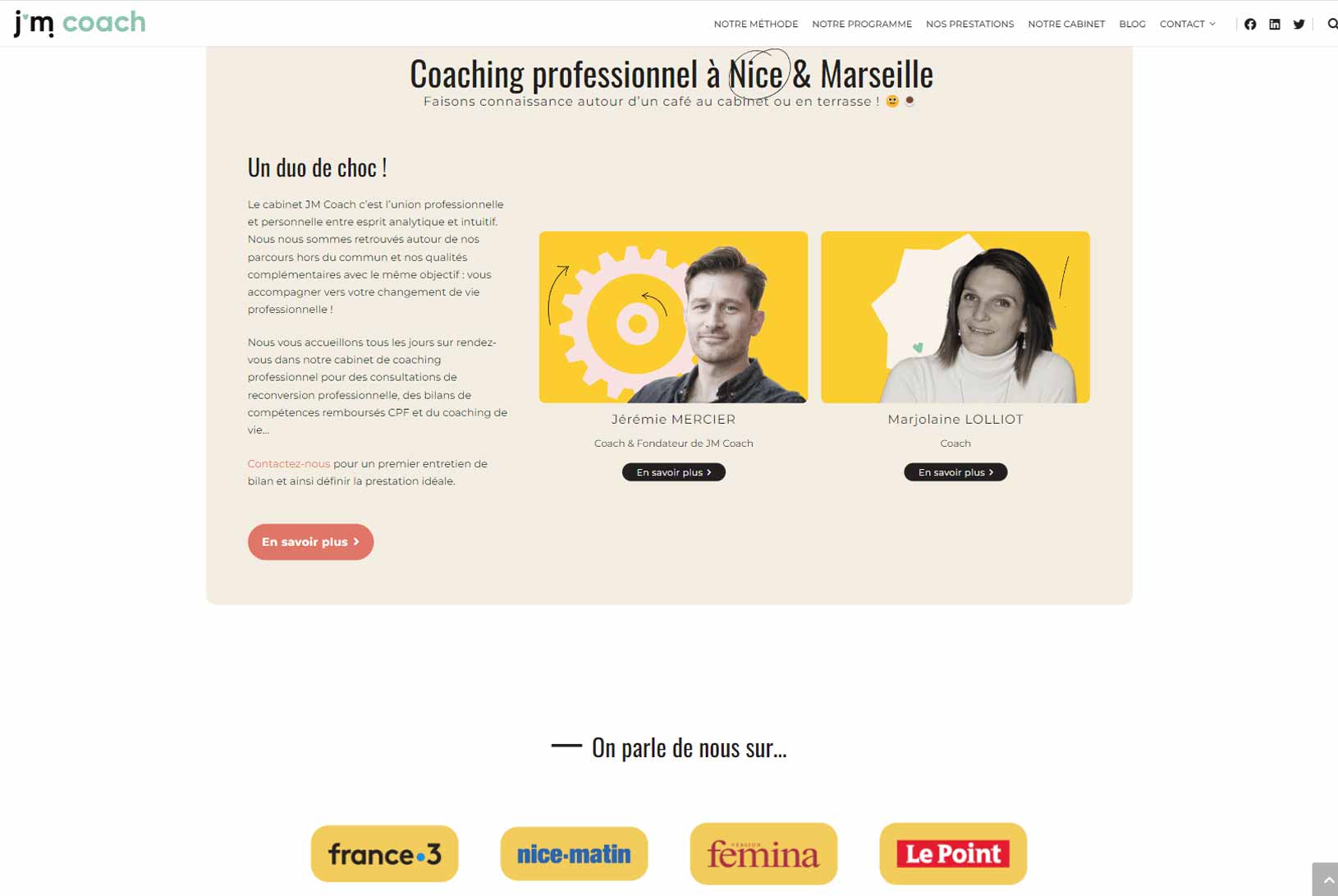 JM Coach : cabinet de coaching professionnel à Nice